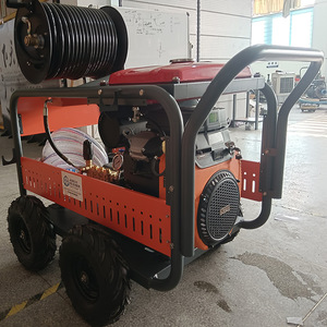 High Pressure Cleaning Machine 6 Hp 3.0-3.9 Gpm Cold Water Industrial Sewer Dredging Mobile Type - Product Image 5