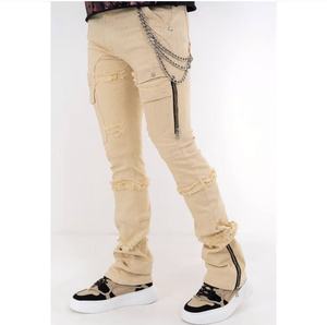 Vêtements pour garçons personnalisés : Pantalons en jean pour enfants de 2 à 10 <span class=keywords><strong>ans</strong></span>, pantalons en jean décontractés extensibles, jeans pour enfants et garçons - Product Image 4