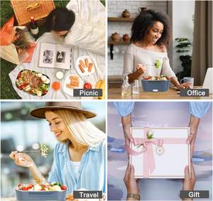 อุปกรณ์ครัวขายส่ง กล่องอุ่นอาหารแบบพกพา สแตนเลส พร้อมกระเป๋าหิ้ว ผลิตภัณฑ์สมาร์ทโฮม - Product Image 5