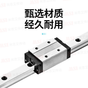 Bloques de Guía Lineal MOSIONX de 1 mm de Ancho, Riel de Deslizamiento de Acero, Método de Fijación con Bloqueo, Origen Taiwán - Product Image 2