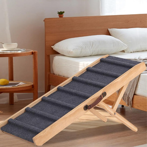 <span class=keywords><strong>Escalera</strong></span> Rectangular Moderna Plegable de Madera para Perros, Tabla Rascadora, Sofá Portátil para Uso en Interiores, Sala de Estar, Dormitorio, para Mascotas - Product Image 1