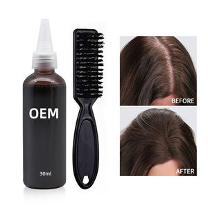 Fibre de construction de cheveux imperméable à l'eau anti-transpiration naturelle anti-perte de cheveux correcteur noir vraies fibres de cheveux - Product Image 6