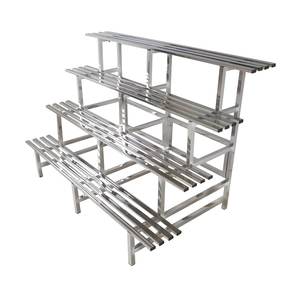 Support de plante à plusieurs niveaux en acier inoxydable de haute qualité support de Pot de fleur en acier antirouille pour usage <span class=keywords><strong>intérieur</strong></span>/extérieur balcon terrasse <span class=keywords><strong>jardin</strong></span> - Product Image 3