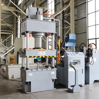 Presse hydraulique à quatre colonnes et trois poutres 400T, pompe de haute précision, nivellement numérique des 4 coins, contrôle de pression numérique