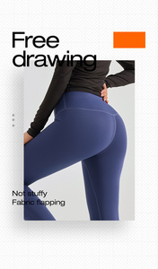 <span class=keywords><strong>Pantaloni</strong></span> Yoga da <span class=keywords><strong>Donna</strong></span> Taglie Forti EU, Elasticizzati e Aderenti per Fitness - Product Image 3