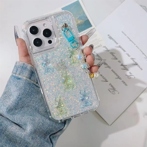 Funda de teléfono con purpurina epoxi y soporte para <span class=keywords><strong>HONOR</strong></span> X8C 400 lite <span class=keywords><strong>Magic</strong></span> 6 5G X7C 4G 300 5G - <span class=keywords><strong>Precio</strong></span> al por mayor - Product Image 2