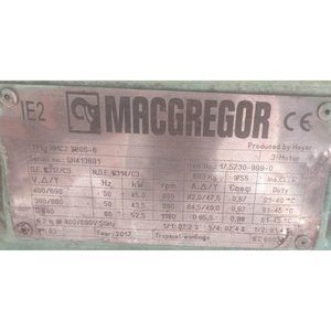 Pompe marine HATLAPA W280 haute pression 30 bars 230 m³/h 46 kW OEM pour systèmes de démarrage de moteurs de navires - Product Image 6
