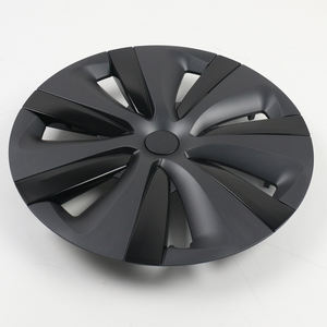 Compatible avec Tesla Model 3 Highland 2023, <span class=keywords><strong>enjoliveur</strong></span> de roue, cache-moyeu, 18 pouces, noir mat, design symétrique (4 pièces) pour <span class=keywords><strong>enjoliveur</strong></span> de roue Model 3 <span class=keywords><strong>Aero</strong></span> - Product Image 1