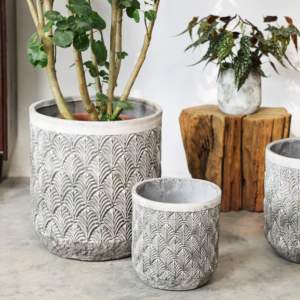 कलात्मक रेट्रो नई चीनी शैली उच्च बड़े व्यास फर्श फूल बर्तन बतख पैर - Product Image 2