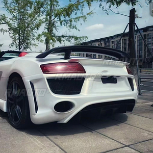 สปอยเลอร์หลังคาร์บอนไฟเบอร์แท้คุณภาพสูงสำหรับ Audi R8 V8 V10 ปี 2007 - 2016 - Product Image 4