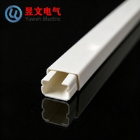 Canal de câblage électrique en PVC blanc, résistant à la combustion et aux UV, conduit de câblage en UPVC, gaine de câblage