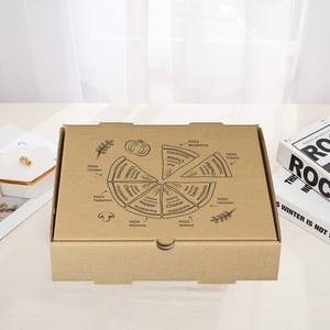 Cajas de Pizza Corrugadas Ecológicas Portátiles con Diseño Personalizado Gratuito, Relieve, Laminación Mate, Forma Cuadrada, Logotipo, Empaque de Alimentos - Product Image 5