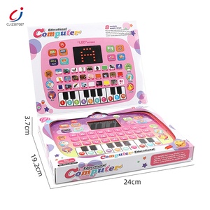 Tablette d'apprentissage Chengji, ordinateur portable éducatif pour bébé, jouets musicaux, écran LED, machine d'apprentissage en anglais et en chinois, jouet informatique - Product Image 5