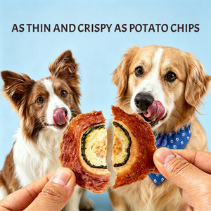 Friandises pour chiens OEM : Chips <span class=keywords><strong>de</strong></span> poulet croustillantes, récompenses d'entraînement pour chiens, friandises pour animaux <span class=keywords><strong>de</strong></span> compagnie, approvisionnement direct usine - Product Image 2