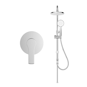 <span class=keywords><strong>Kit</strong></span> de rail de <span class=keywords><strong>douche</strong></span>, ensemble de mitigeur de <span class=keywords><strong>douche</strong></span> avec tête de pluie de 8 "et <span class=keywords><strong>douche</strong></span> à main pour salle de bain - Product Image 2