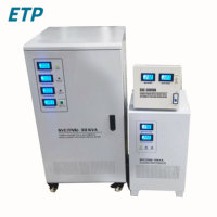 Stabilisateur de tension SVC triphasé 10 kVA de type servo en cuivre, modèle TND, 220 V 380 V AC, usage industriel