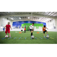 Structures en acier préfabriquées pour les couvertures sportives intérieures / Terrains de football intérieurs préfabriqués en acier, construction rapide en extérieur