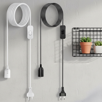 Prise plate européenne certifiée CE, 2 broches, CA 2,5A 250V, Europlug réutilisable, conception ultra-plat, gain de place, tête de remplacement DIY