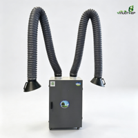 Purificateur de fumée à double bras 2,2 kW pour soudure de composants de grande taille, directement de l'usine