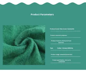 <span class=keywords><strong>Feutre</strong></span> géotextile à fibres courtes industrielles, entretien des autoroutes, isolation, coton noir, plantation verte, épaissi, résistant au froid - Product Image 6