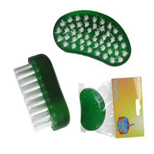 Nail <b>Brush</b> Mini Cleaning <b>Brush</b> Blue Plastic Synthetic Bristles For Nail <b>Dust</b> Removal - Product Image 5