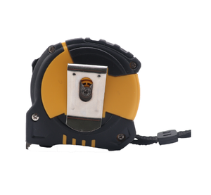 DIY 롤링 줄자 미터/인치 ABS 탄소강 블레이드 고무 케이스 양면 수동 잠금 5m - Product Image 4