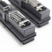 Échantillon gratuit connecteur automobile 2.54mm pas Position 14 + 2 broches 90 degrés avec poste de localisation aiguille plate pour carte PCB