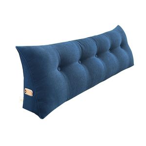 Almohada Triangular Extra Grande de 180 cm, Azul, para Cama, Respaldo, Lectura, Relajación y Soporte para el Sueño - Product Image 2