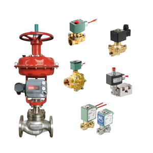 Emerson ASCO Solenoid Valve With Fisher DVC6200 Double Acting With Feedback Digital Valve <b>Controller</b> Positioner - Product Image 1