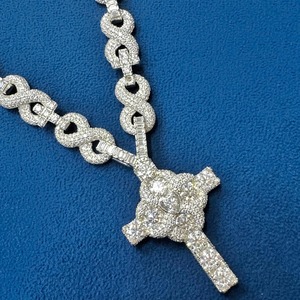 Chaîne Hip Hop en Diamant Moissanite de Qualité Supérieure, Bijoux Élégants pour Hommes et Femmes, Disponible à Bon Prix - Product Image 2