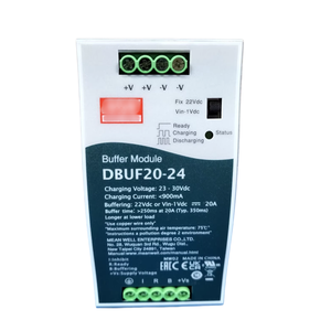Module de stockage d'énergie DBUF20-24 24V 20A sur rail DIN pour systèmes industriels 24V CC à alimentation de secours courte durée - Product Image 1