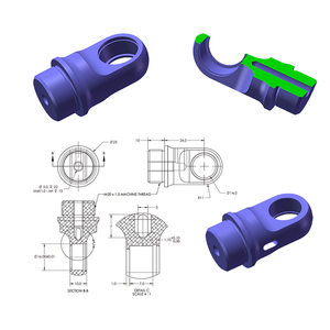 Độ chính xác cao tùy chỉnh thép không gỉ <span class=keywords><strong>CNC</strong></span> biến dịch vụ OEM phi tiêu chuẩn Sản xuất <span class=keywords><strong>CNC</strong></span> phay các bộ phận <span class=keywords><strong>CNC</strong></span> các bộ phận công - Product Image 3