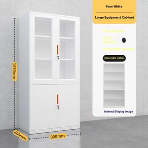 فولاذ متعدد الطبقات مع درج من النوع المعدني منخفض ملف بيانات أرشيف مكتب قسيمة لوحة خشبية نمط التنظيم - Product Image 6