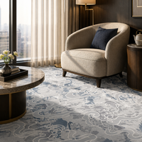 Tapis tissé Axminster pour chambre d'hôtel 5 étoiles, tapis de chambre d'hôtel