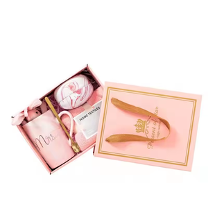 Taza personalizada para el Día de San Valentín, encantadora Taza de cerámica, conjunto de regalo de baño de Navidad para mujer, Toalla de baño de lujo, conjunto de regalo novedoso para mujer - Product Image 2
