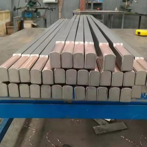 Varilla conductora de cobre y titanio personalizada, suministro de fábrica, barra de cobre revestida de titanio, varilla de ánodo de cobre revestida de <span class=keywords><strong>Ti</strong></span> para electroobtención - Product Image 4