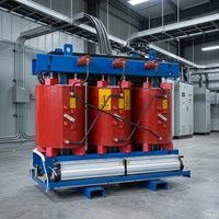 Transformateur sec série SCB 1250 KVA triphasé à noyau en résine coulée ininflammable pour la distribution d'énergie pétrochimique