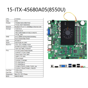 인텔 코어 I5-8250U 미니 ITX 마더 보드 <span class=keywords><strong>DDR4</strong></span> 32GB <span class=keywords><strong>RAM</strong></span> 듀얼 LAN 2.0G 통합 VGA 소켓 새로운 SATA - Product Image 3