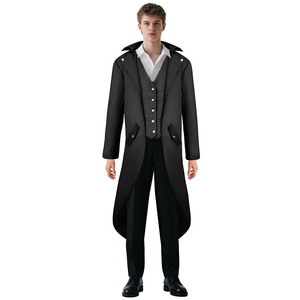 Traje de Cosplay Medieval Retro para Hombre Manyusha, Vestido Rojo de Cola de Golondrina para Actuaciones Escénicas, Talla Adulto, Comercio Exterior - Product Image 4