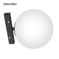 Plafonnier LED magnétique moderne à 360° MT4202320 DC48V 9W °   Plafonnier encastré à large angle, dimmable DALI, noir