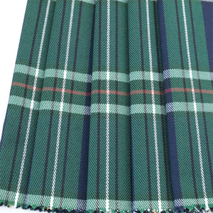 Azul Verde Verificado Tecido Clássico Inglês Tartan Twill Poliéster Plaid Tecido para Terno Uniforme Escolar Camisa Vestido - Product Image 4