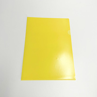 Personalizable A4 transparente esmerilado plástico en forma de L parte superior abierta informe lateral carpeta de archivos PP Material presentación carpeta logotipo personalizado