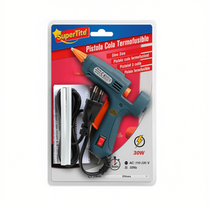 Pistola per colla a caldo 30W con pulsante di accensione/spegnimento per lavori manuali e riparazioni - Product Image 1