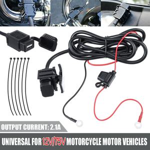<span class=keywords><strong>Chargeur</strong></span> USB 12V 24V 2.1A, <span class=keywords><strong>adaptateur</strong></span> de prise de courant étanche avec fusible 10A pour <span class=keywords><strong>moto</strong></span>, VTT, bateau, voiture - Product Image 3