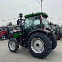 Mini tracteur agricole 4x4 de 70 ch, 80 ch, 90 ch avec cabine pour petit jardin, moteur agricole avec chargeur frontal