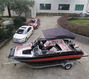 Yate de Lujo de Alta Calidad en Venta Caliente 2021, Bote de Esquí Acuático de Fibra de Vidrio, Lancha Rápida para Venta al por Mayor - Product Image 3