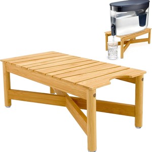 Soporte de madera para dispensador de agua con bomba, material de pino, ecológico, operación manual, para almacenamiento de agua purificada - Product Image 3