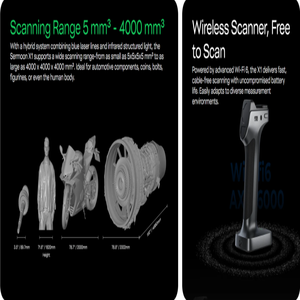 Creality Sermoon X1 Portable <strong>3D</strong> Scanner 0.02mm Accuracy USB Flatbed <strong>Printer</strong> Aluminum New 1 Year Deep Hole Large <strong>Object</strong> Scanning - Product Image 6