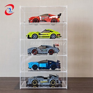 Vitrina acrílica para coche, caja <span class=keywords><strong>de</strong></span> colección <span class=keywords><strong>de</strong></span> modelo <span class=keywords><strong>de</strong></span> coche, pantalla <span class=keywords><strong>de</strong></span> ruedas calientes para coche a escala, pantalla <span class=keywords><strong>de</strong></span> rueda caliente <span class=keywords><strong>de</strong></span> varios niveles, caja a prueba <span class=keywords><strong>de</strong></span> polvo - Product Image 2