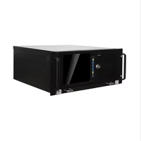 Châssis de serveur de poste de travail industriel Pontron 19 pouces 4U en rack avec écran LCD de 8,4 pouces en stock